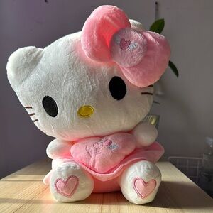 Hello Kitty Plush with Pink Bow
